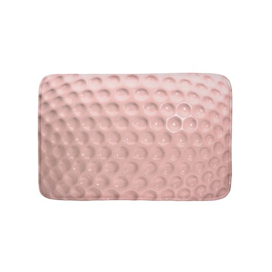 Pink Golf Ball Sport Badematte (Vorderseite)