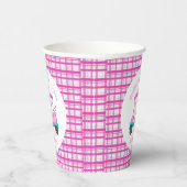 Pink Golf Cart Babyausstattung Babydusche Pappbecher (Rechts)