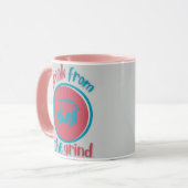 Pink Golf Cart BFTG Kaffee Tasse (Vorderseite Links)