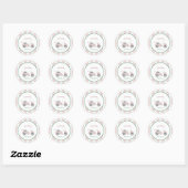 Pink Golf Cart Danke Stickers (Blatt)