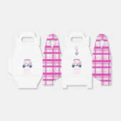 Pink Golf Cart mit Babyausstattung Babydusche Geschenkschachtel (Ungefaltet)