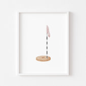 Pink-golfgelbes Poster