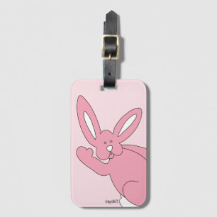 Pink Goodbye Bunny Gepäckanhänger