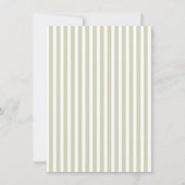 Pink Goose Baby Shower Age Guessing Game Card Einladung (Rückseite)