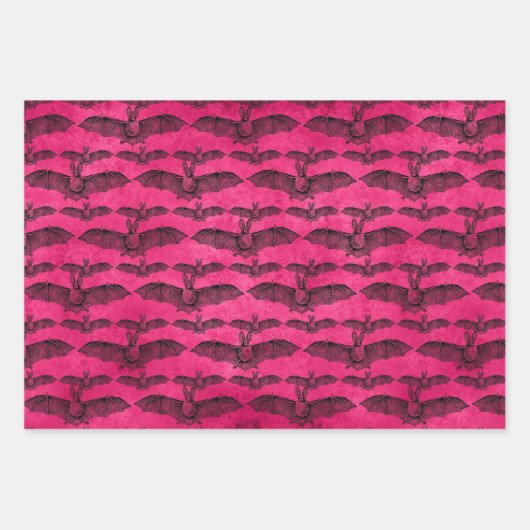 Pink Goth Geschenkpapier Set (Vorderseite 3)