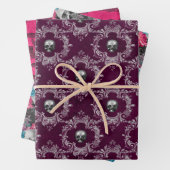 Pink Goth Geschenkpapier Set (Beispiel)
