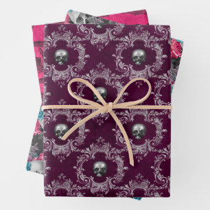 Pink Goth Geschenkpapier Set