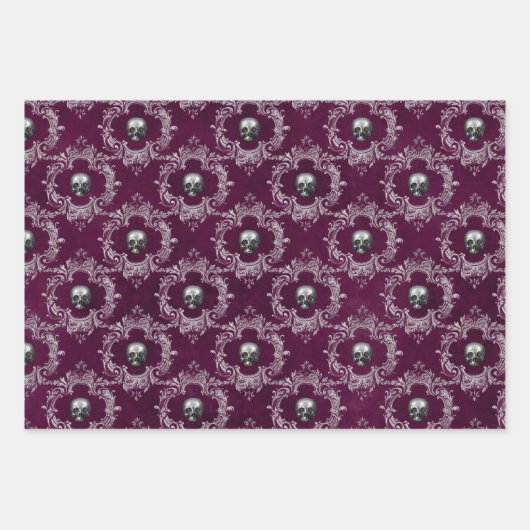 Pink Goth Geschenkpapier Set (Vorderseite)