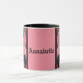 Pink Goth Lady Tasse (Zentrum)