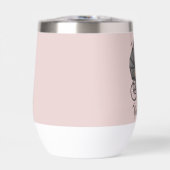 Pink Goth Mama Halloween Viktorianische Babyträgt (Vorderseite)