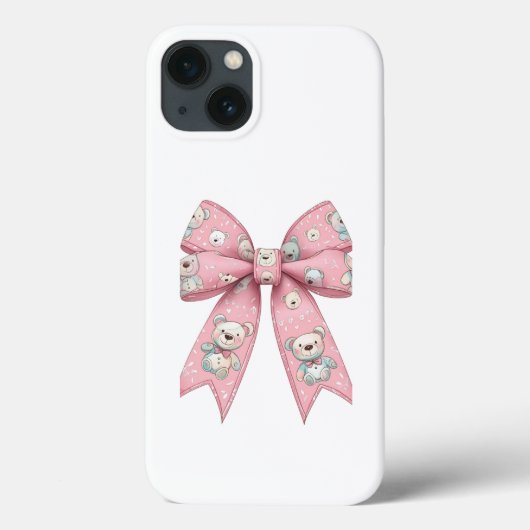 Pink Gothic skull bow case cute kawaii pastel Gru (Rückseite)