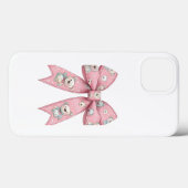 Pink Gothic skull bow case cute kawaii pastel Gru (Rückseite (Horizontal))