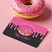 Pink Gourmet Sprinkle Donut Pink Tropfens Bäckerei Visitenkarte