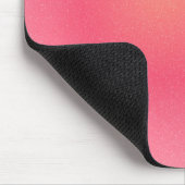 Pink Gradient Ästhetische Mousepad (Ecke)