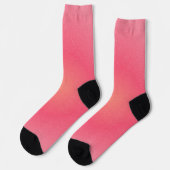 Pink Gradient Crew Socken für Frauen (Linkes Detail)