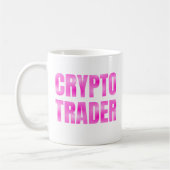 Pink Gradient Crypto Trader Tasse (Links)