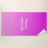 Pink Gradient Handtuch (Vorderseite)