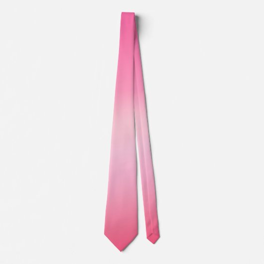 Pink Gradient Neck Tie Krawatte (Vorderseite)