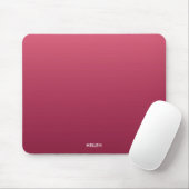 Pink Gradient Ombre Personalisiert Mousepad (Mit Mouse)