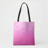 Pink Gradient Polygonal Tasche (Vorderseite)