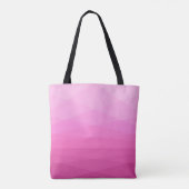 Pink Gradient Polygonal Tasche (Rückseite)
