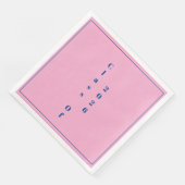 Pink Graduation Party Graduate Class Of 2026 Serviette (Ecke)