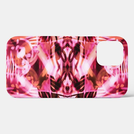 Pink graffiti pattern Case-Mate iPhone case (Rückseite (Horizontal))