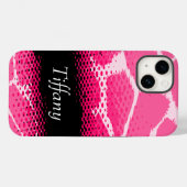 Pink-Grafik-Tier-Druck Case-Mate iPhone Hülle (Rückseite (Horizontal))