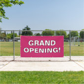 Pink Grand Opening! Banner (Insitu)