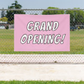 Pink Grand Opening! Banner (InSitu)