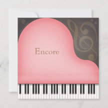 Pink Grand Piano Personalisiert