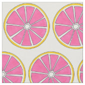 Pink Grapefruit Citrus Fruit Tropical Beach Frucht Stoff (Nahaufnahme)