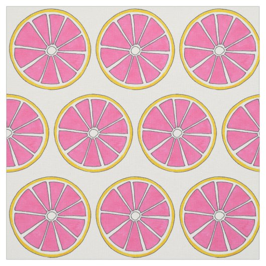 Pink Grapefruit Citrus Fruit Tropical Beach Frucht Stoff (Muster)