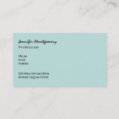 Pink Grapefruit Muster auf Streifen Visitenkarte (Rückseite)