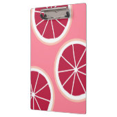 Pink Grapefruit Slice Klemmbrett (Links)