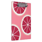 Pink Grapefruit Slice Klemmbrett (Rechts)