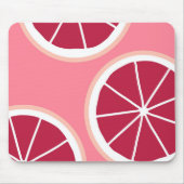 Pink Grapefruit Slice Mousepad (Vorne)