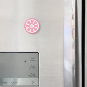 Pink Grapefruit Slice Sommer Fruchtmagazin Magnet