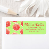 Pink Grapefruit Slices Pattern (Insitu)