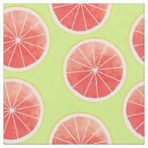 Pink Grapefruit Slices Pattern