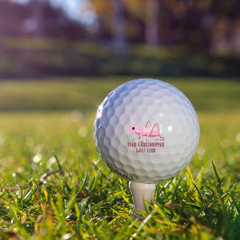Pink Grasshopper Golf Club Golfball