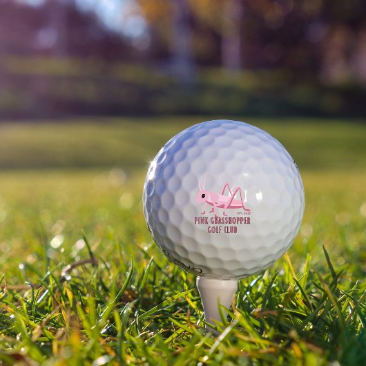 Pink Grasshopper Golf Club Golfball