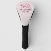 Pink Grasshopper Golf Club Headcover (Vorderseite)