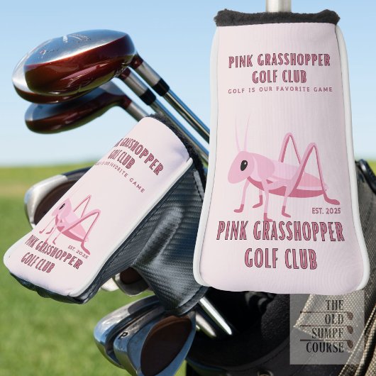 Pink Grasshopper Golf Club Headcover