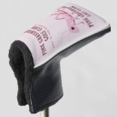 Pink Grasshopper Golf Club Headcover (3/4 Vorderseite)