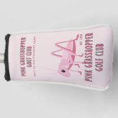 Pink Grasshopper Golf Club Headcover (Vorderseite)
