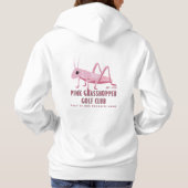 Pink Grasshopper Golf Club Hoodie (Rückseite)