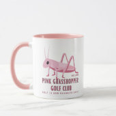 Pink Grasshopper Golf Club Tasse (Links)