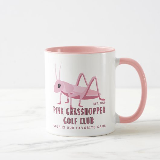 Pink Grasshopper Golf Club Tasse (Rechts)