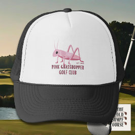 Pink Grasshopper Golf Club Truckerkappe